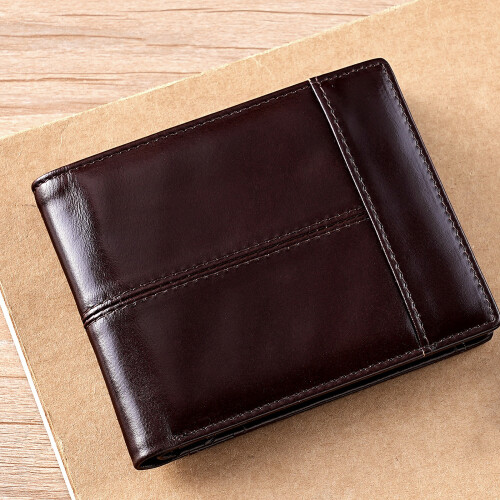 Travel Essential Kompakter Kartenhalter für Herren,-Kaffee 2