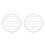 2Pcs Plastic Hanging Plant Wall Decor Board for Ferns Orchids Display 1