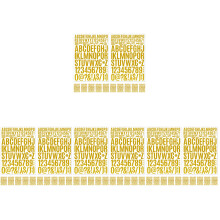 Golden Letter Stickers Removable Vinyl Decal for Mailbox Door