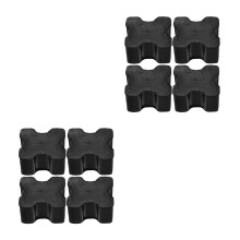 8Pcs Universal Black Rubber Coil Spring Spacer Front Booster for Cars