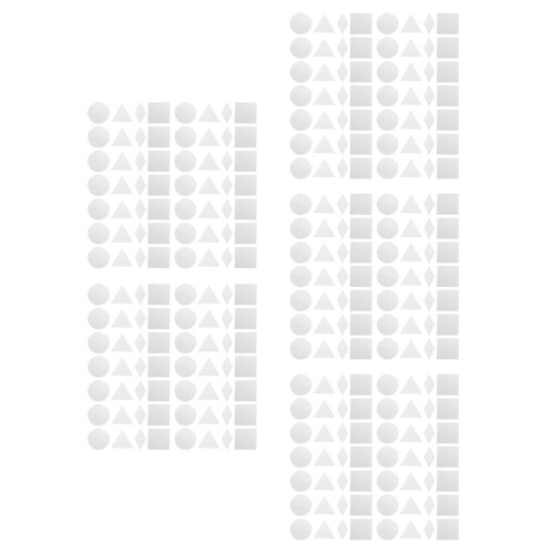500Pcs Reflective Silver Mirror Decals Plastic for Bedroom Wall Decor