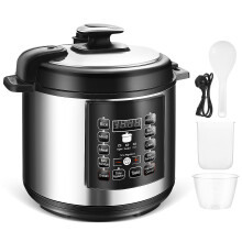 1050W Electric Pressure Cooker 6 Litre 10 in Screen UK