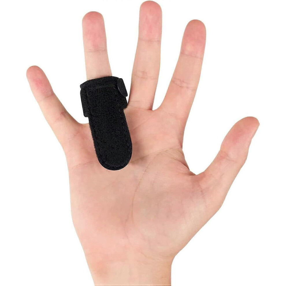 2Pcs Trigger Finger Splint, Adjustable Knuckle Brace for Curved Bent Locked & Stenosing Tenosynovitis Hands, Pain Relief Finger