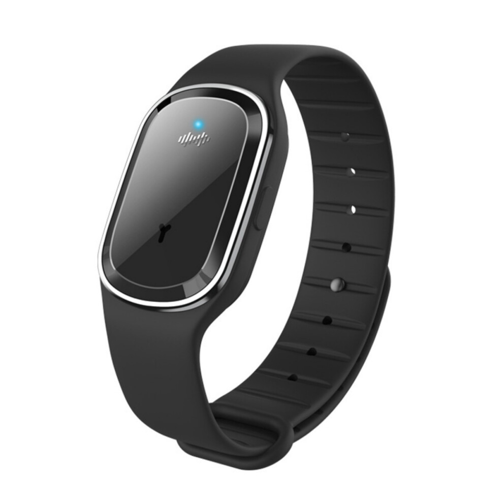 Ultrasonic Mosquito Repellent Bracelet Adult Mosquito Repellent Pest Repellent Bracelet Usb Rechargeable Watch Mosquito Repellen Black 9477002853926