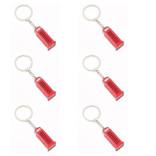 Vintage-Telefonzellen-Autoschlüsselanhänger, Geschenkidee für Mädchen