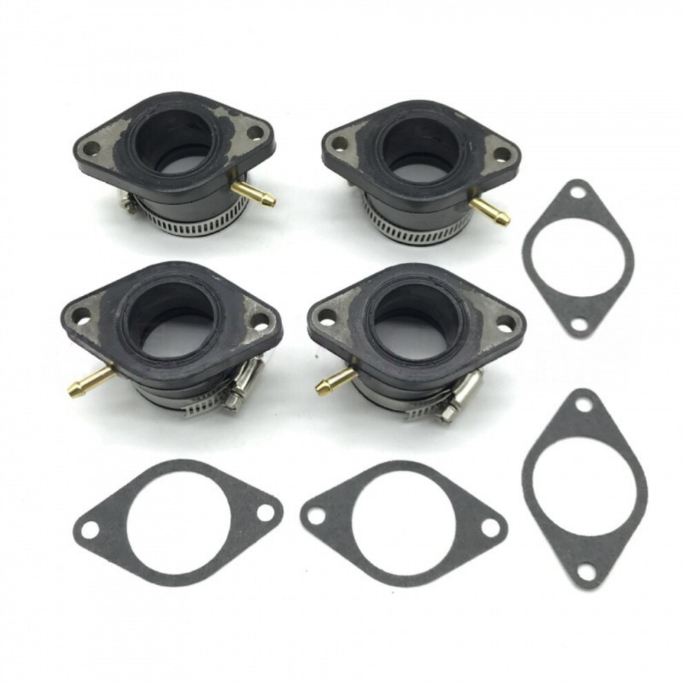 4 Pcs Carburetor Intake Manifolds Compatible With Yamaha Xj650 Xj750 1981-1983 Light 9477002857412
