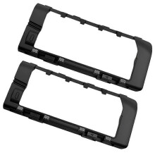 Hauptwalzenbürstenabdeckung aus Kunststoff, kompatibel mit Dreame X50 Ultra/Nova V50 Ultra/S40 Enhanced Staubsaugerteilen