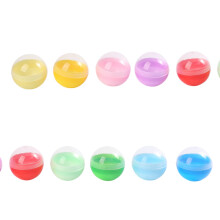 60 bolas rellenables, bolas de plástico multifuncionales, bolas giratorias, bolas rellenables para fiestas.
