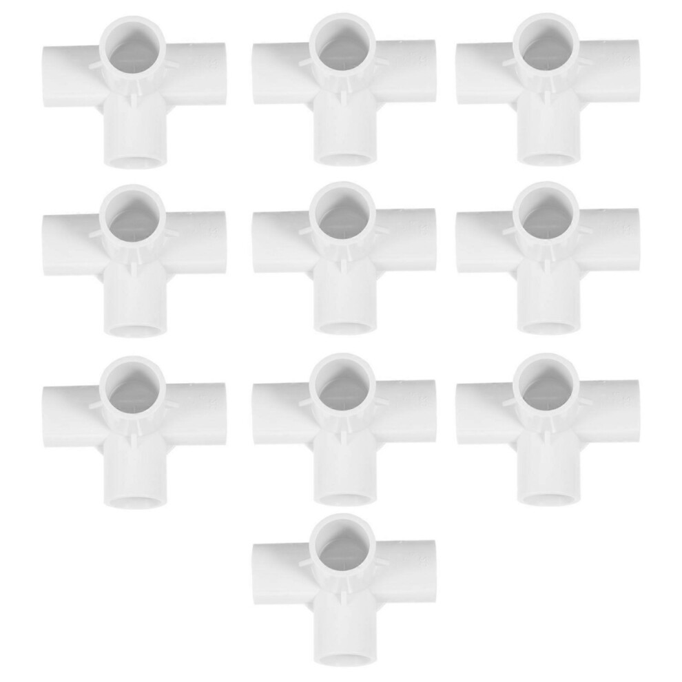 Pvc Water Tube Adapter Four-Way Joint For Water Connection 10Pcs 9477002860412