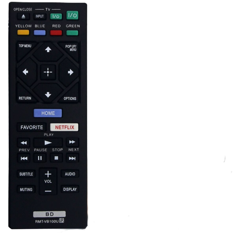 New Rmt-Vb100u Remote, Compatible With Sony Blu-Ray Dvd Player Bdp-S1500, Compatible With Bdp-S3500, Compatible With Bdp-Bx150 9477002862140