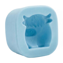Ice Cube Mold Mini Highland Cow Food Grade Silicone Reusable Ice Cube Tray Easy to Demold Ice Cube Maker Kitchen Tool