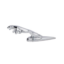 Compatibel met Jaguar 3D auto-embleem, decoratieve afdekking voor de motorkap, chromen adelaarbadge, auto-accessoires 2025