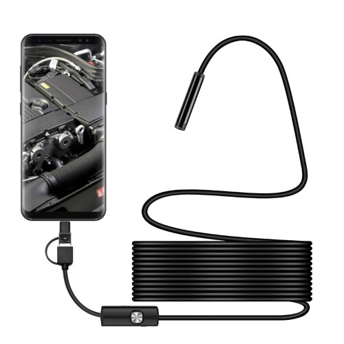 Wireless Inspection Camera, Compatible with USB phone inspection camera resolution, Compatible with borescope USB phone endoscope plastic