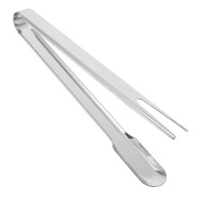 Stainless Steel Barbecue Tongs with Secure Non‑Slip Grip, Multi‑Purpose Cooking Tool for Grilling and Serving Steak, Fish, and Vegetables