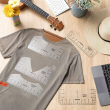 DIY Heat Press Kit: 18 Pcs with 4 Size Pillows, PTFE Sheets, Tape, and T-Shirt Rulers