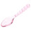 Pink Glass Tea Coffee Stirrers Spoons for Hot Drinks Beverages 6