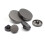 20Pcs Alloy Metal Buttons Flat Style Assorted Color Clothes Sewing 5
