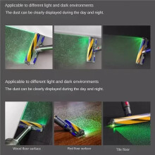 Vacuum Cleaner Lights, Dust Display LED Lamp for USB Charging Reveals Dust Pet Hair Universal Vacuum Cleaner Parts