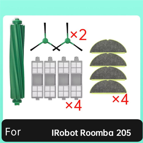 11 Pcs for   205 Vacuum Main Side Brush Mop Filter 2
