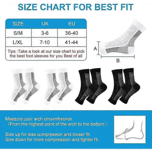 Orthopedic Compression Socks, Orthopedic Compression Socks, and Orthopedic Socks (black and white) 1