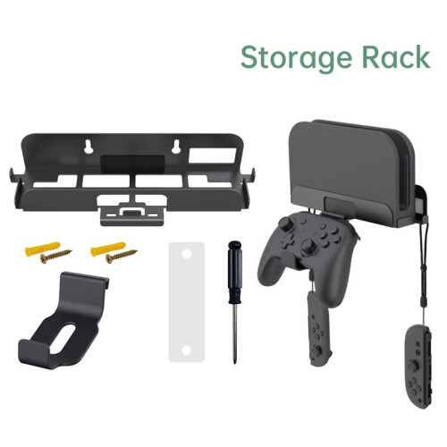 Wall Mounted Storage Rack for   2 Metal Host TV Box Wall Mount Holder Stand with  Hook Support 1