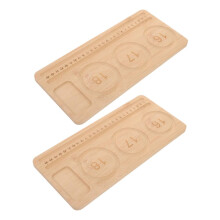2pcs Bead Organizer Tray for Jewelry Making, Multi‑Compartment Design for Bead Sorting Bracelets and Necklaces