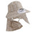 Lightweight Foldable Solar Fan Cap With Detachable-Khaki 1
