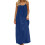 Women's Strap Backless Loose-fitting Resort  Long-10 XXXXXL 5