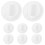 8 Pcs Triangle Powder Puff Make Up Sponge Makeup Sponges Pink 1