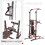 Multifunctional Power Tower with Pull-Up & Dip Bars 7