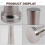Stainless Steel Coffee Tamper Filling Tool,Espresso Tamper Compatible for  Machine Solid Tamper Tool 2