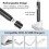 Rechargeable Green Laser-Pointer Long Range, TV LED LCD Strong Laser 2