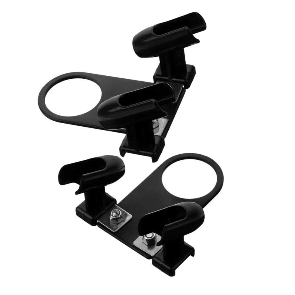 2pcs Airbrush Holder Stand for Desk, Stable Dual Bracket Makeup Brush Organizer Upright Tool