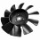 7" 10-Blade Cooling Fan for Transaxle Transmission Replacement Part 584282001 2