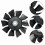 7" 10-Blade Cooling Fan for Transaxle Transmission Replacement Part 584282001 5