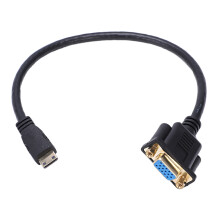 to VGA M/F Connector Cable Adapter Converter 0. 1FT