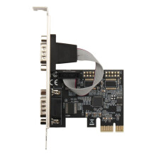 AX99100 Chipest RS232 Serial COM & DB25 Printer Parallel Port LPT to PCI Riser Card Adapter for Desktop PC