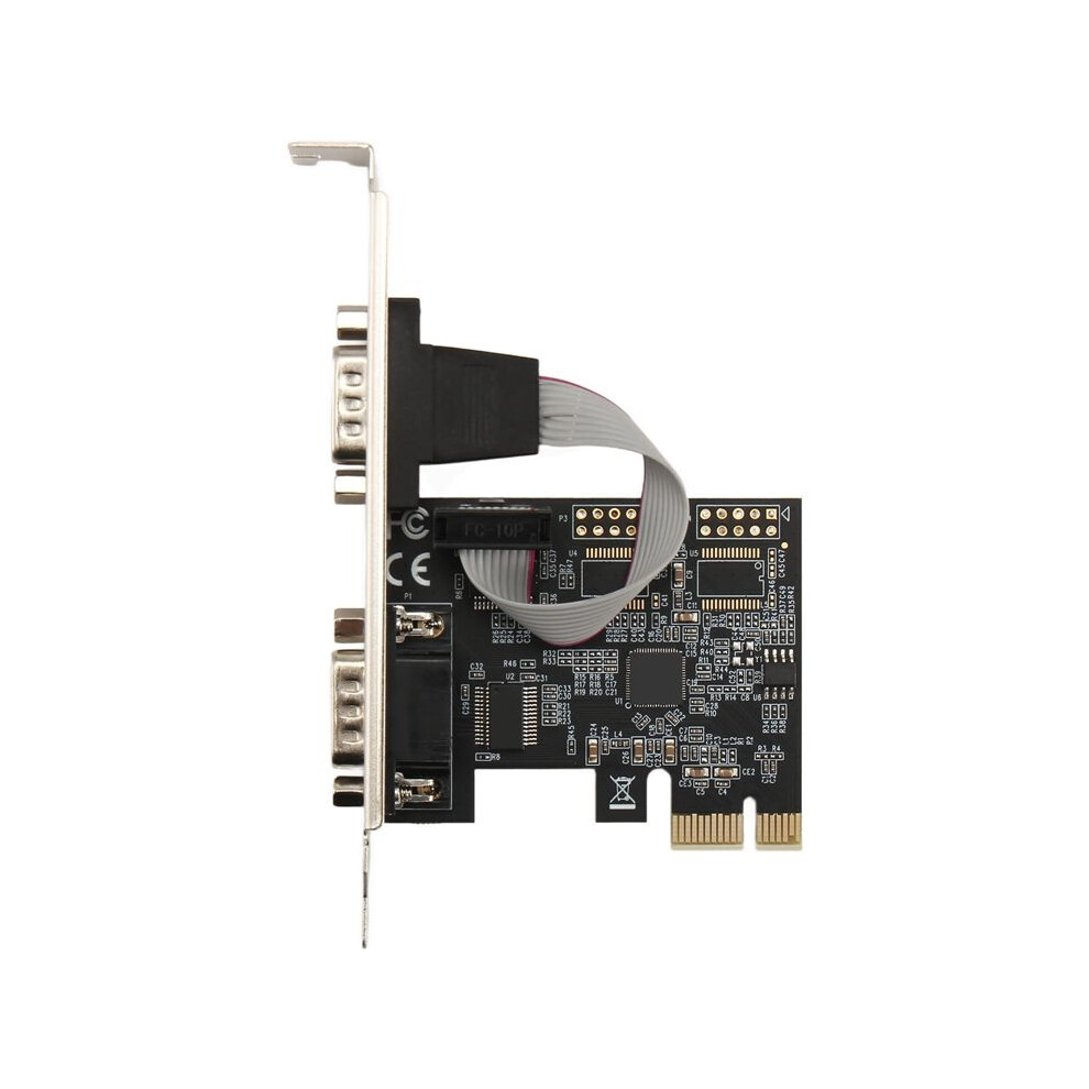 Ax99100 Chipest Rs232 Serial Com & Db25 Printer Parallel Port Lpt To Pci Riser Card Adapter For Desktop Pc 4713720364289