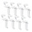 8PCS Clamp Support Bracket PVC Clamp Holder for Klemmfix Roller Blind, Double Roller Blind Replacement Part Accessories 1