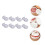 8pcs Burger Press for Griddle, Hamburger Patty Maker Set, Uniform Size, Detachable Easy Clean 4
