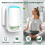 Air Ionizers for Home 2-Pack,Negative Ion Generator EU 3