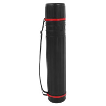 Adjustable Telescopic Poster Tube with Padded Shoulder Strap, Impact‑Resistant Artwork Storage for Drawings and Blueprints