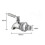 Rensehane til British Berkefeld Gravity System Krom Messing 3