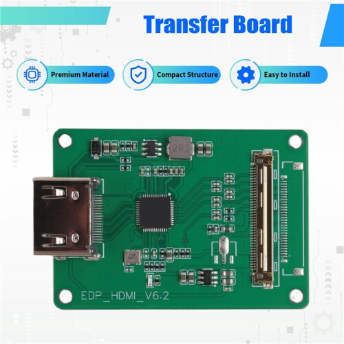 4K2K1080P Multi-Resolution EDP to -Compatible Output Board DP to -Compatible Transmitter for Various Display A 1