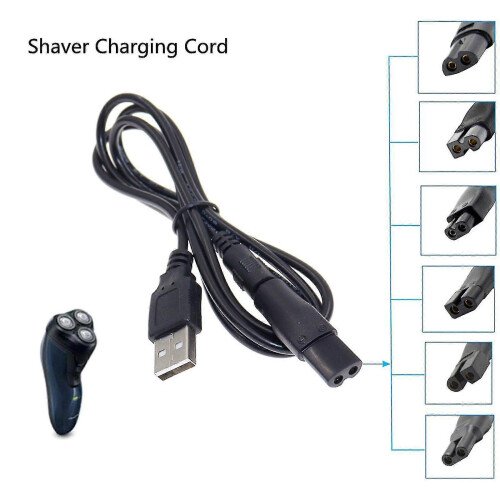 Interfaz de conversión de cable de alimentación con conector macho DC5.5x2.1mm a conector hembra C8 - Color: Con cable USB 1