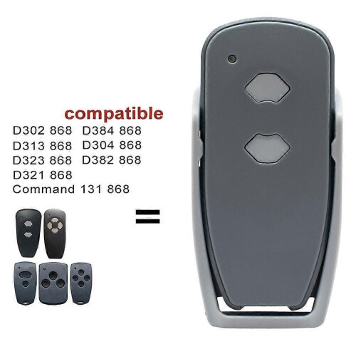 2pcs Compatible with Marantec Digital 382 384 868MHz Garage Door Remote Control for MARANTEC Handheld Transmitter Command 1