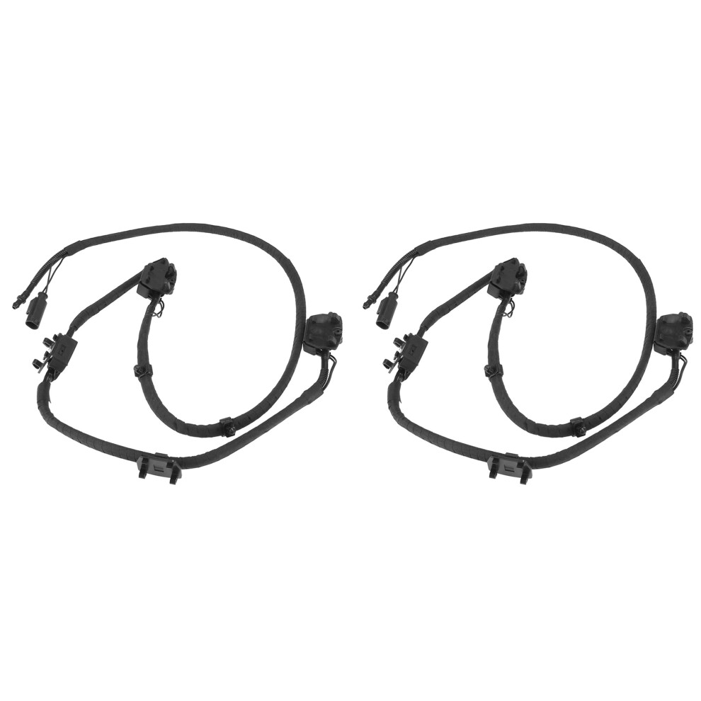 2X 61667275171 61664849598 Windscreen Nozzle Chain Windshield Washer Sprayer Jet System For X5 E70 2006-2013 6032748630182
