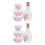 2Sets Transparent Glass Sake Cup and Bottle Set for Home Use 4
