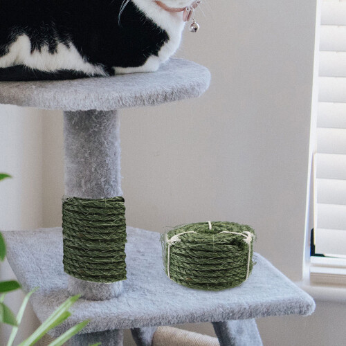 Sisal Robuste Vert Pour Griffoir DIY Chat 2