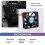 60Mm 6Cm  12V 3 Pin Computer Case CPU Cooler Cooling Fan Black 2 Pcs 6